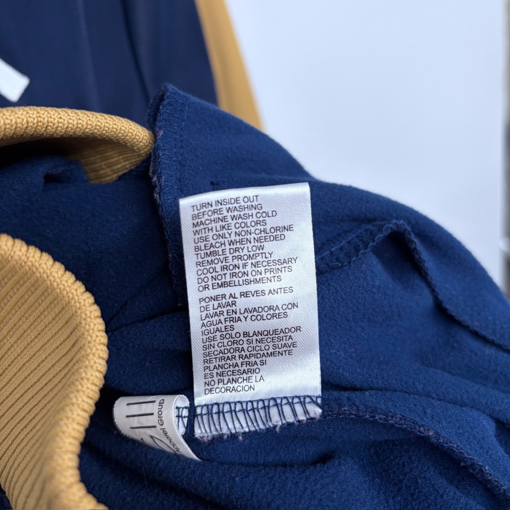 Milwaukee Brewers Embroidered Jacket Large Men's Navy Blue GIII Carl Banks MLB - Picture 7 of 7